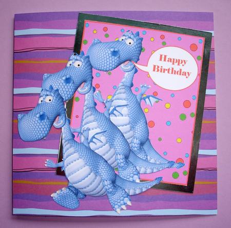 Blue Dragon Birthday by Ruth Hoffman