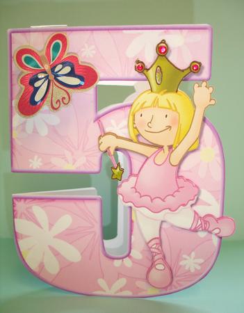 Pink Princess Ballerina Age 5 by Ruth Hoffman