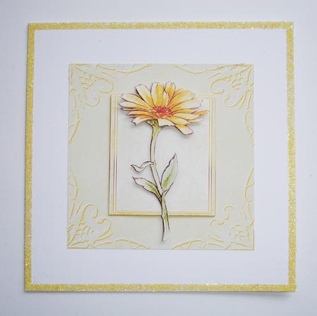 Golden Flower Quick Card. by Ruth Hoffman