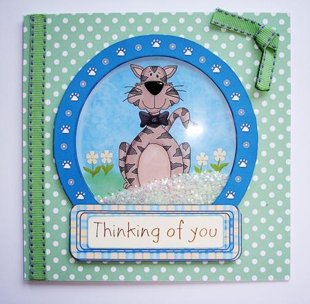Grey Cat Shaker by Ruth Hoffman