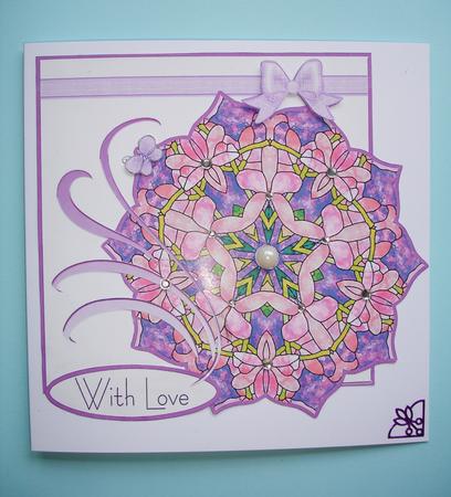 Two Square Toppers by Ruth Hoffman