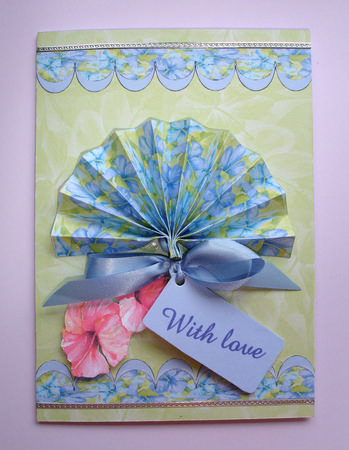 Hibiscus Fan by Ruth Hoffman