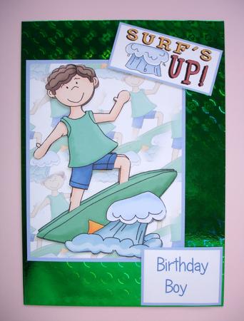 Surfs Up Birthday Topper Sheet by Ruth Hoffman