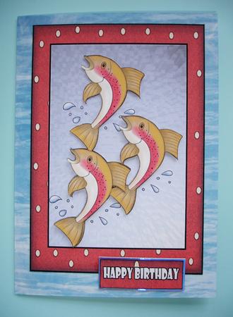 A Bad Days Fishing is Better Than a Good Day at Work 2 Up by Ruth Hoffman