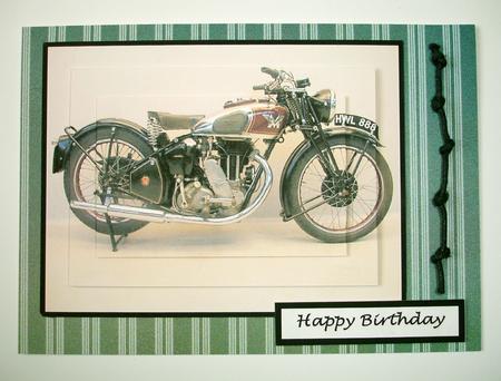 Matchless Motorcycle by Ruth Hoffman