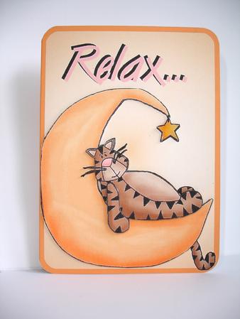 Meow Birthday Card by Ruth Hoffman