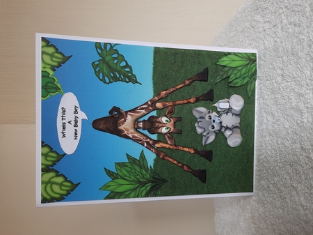 Whats This a New Baby Boy Card Front with Decoupage Featured Gallery Photo