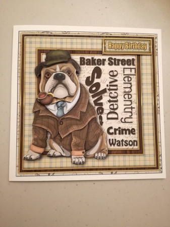 Sherlock 8x8 Decoupage 3 Page Mini KIt by Ruth Howat