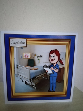 female nurse congratulations by Ruth Howat