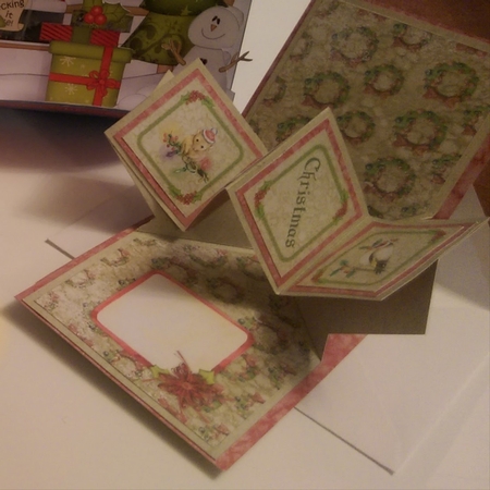 928 Christmas Pop Up Card by Ruth Mahaffey