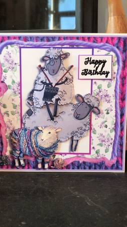Knitting Is My Happy Place by Ruth Mahaffey