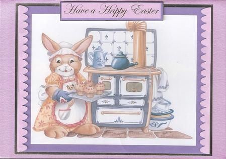 Easter Baking, Greetings for Friends and Family. by Ruth Mahaffey