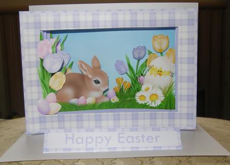 Easter Card Pop Up 3D Tunnel Kit by Ruth Mahaffey