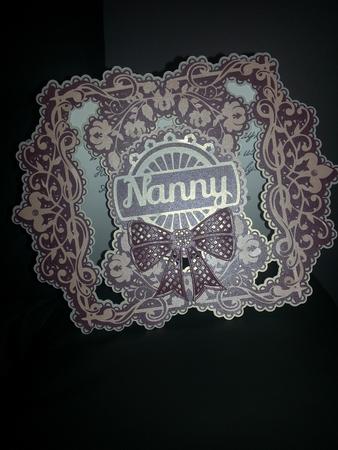 Nanny Layered Card by Ruth Mahaffey