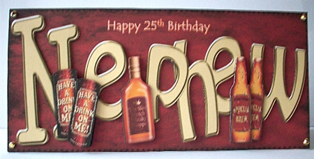 30th Birthday Nephew Large Dl 3D Decoupage by Ruth Murphy