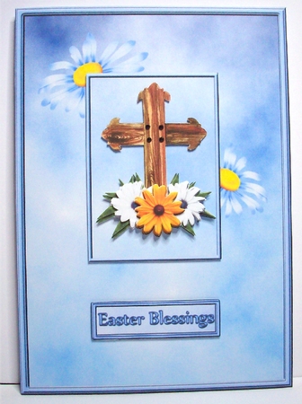 Daisies on the Cross A5 Size by Ruth Murphy