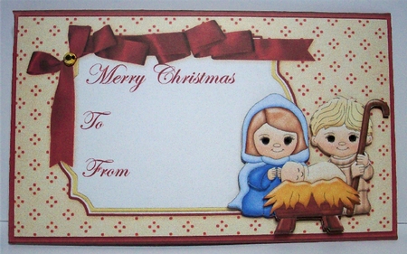 Nativity Noel Christmas Money Wallet by Ruth Murphy
