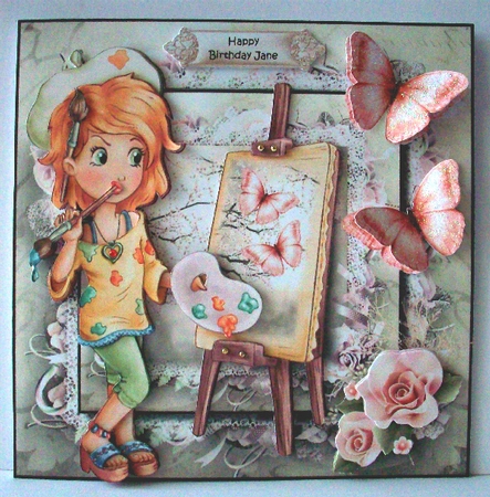The Little Artist Card Front Kit by Ruth Murphy