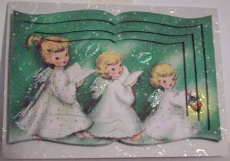 Christmas 3 Little Angels Book Sheet by Ruth Murphy