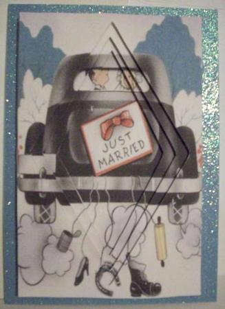 Just Married Car Easy Tunnel Sheet by Ruth Murphy