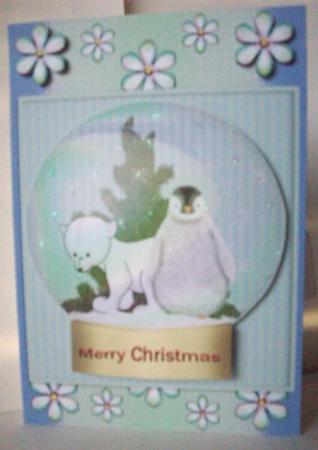 Xmas Snow Globe 1 by Ruth Murphy