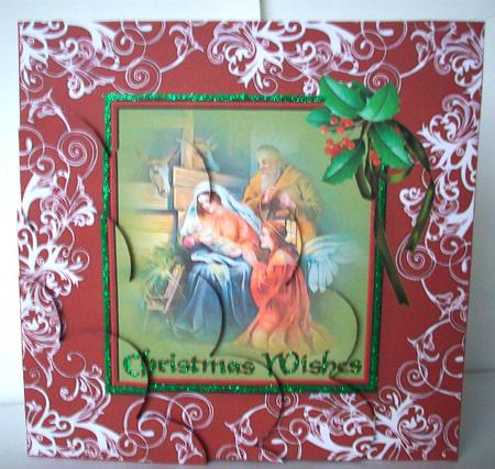 Christmas Wishes Shell Stacker by Ruth Murphy