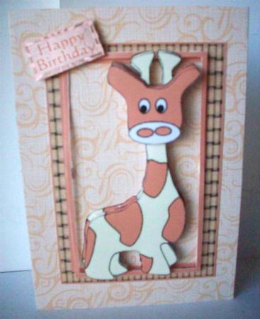 Birthday Giraffe by Ruth Murphy
