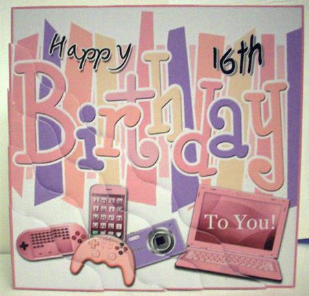 Birthday Gadgets Games N Gizmos Wavy Corner Side Stacker Top by Ruth Murphy