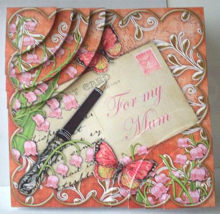 P Lily of the Valley Burnt for My Mum 6in Duo Corner Stacker by Ruth Murphy