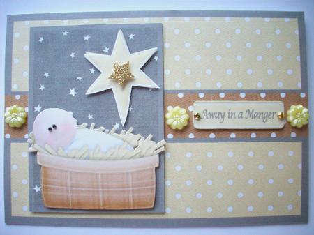 Away in a Manger! Decoupage Card Featured Gallery Photo