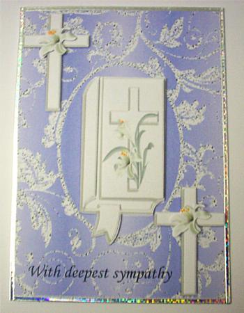 Holy Bible Sympathy Card 2 by Ruth Murphy