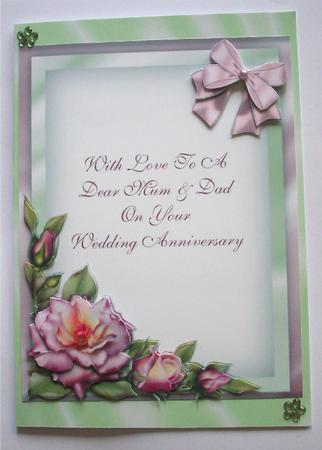 Romantic Roses - Anniversary Mum & Dad by Ruth Murphy