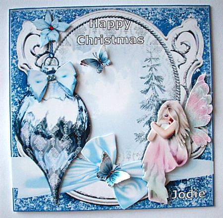 Ice Blue Christmas Fairy by Ruth Murphy