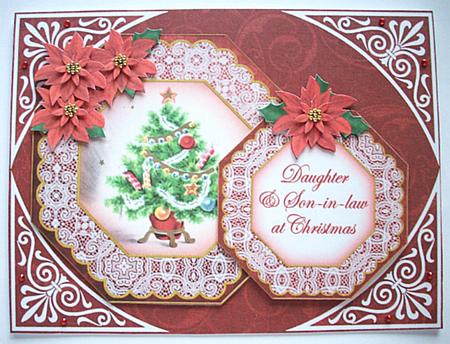 Elegant Tree Daughter & Son In-law Double Octagon Card Kit by Ruth Murphy