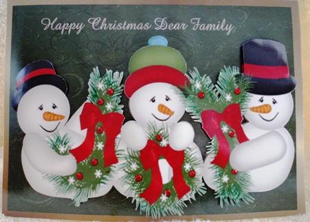 Happy Christmas Dear Family by Ruth Taylor