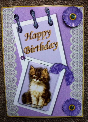Happy Birthday Kitty and Lace by Ruth Taylor