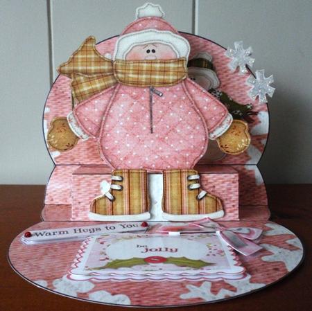 Snow Girl 3D Mini Stepper by Ruth Taylor