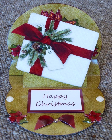 Poinsettia 3D Mini Stepper by Ruth Taylor