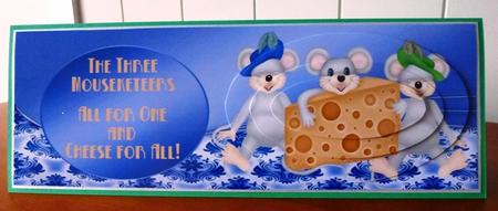 The Three Mouseketeers - All for One and Cheese for All! by Ruth Taylor