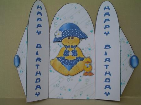 Accordion Fold Card (acc 15) by Ruth Walters