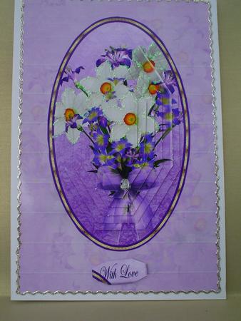 Oval Frame Flowers Kit by Ruth Walters