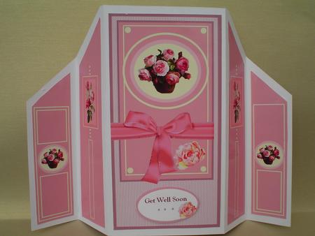 My Promise of Peonies Theatre Card Design Sheet by Ruth Walters