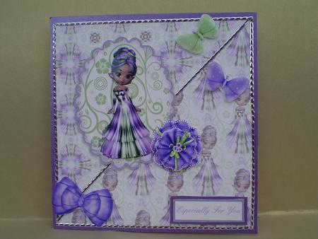 Exotic Fairy Princess in Gorgeous Shades of Purple & Green by Ruth Walters
