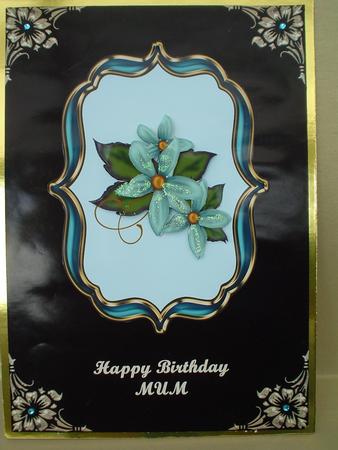 Teale Flowers in Bracket Frame - Mum by Ruth Walters