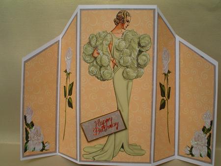 5 Panel Fashion Woman by Ruth Walters