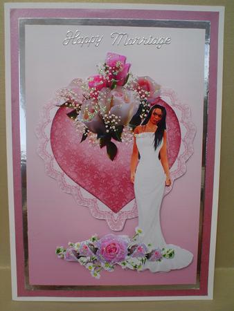 A4 Wedding Heart by Ruth Walters