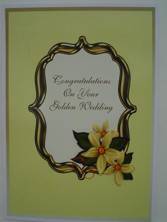 Yellow Flowers - Golden Wedding by Ruth Walters