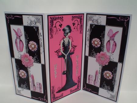 In the Pink Tri Fold by Ruth Walters