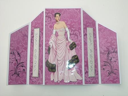 Fashion Lady 5 Panels by Ruth Walters