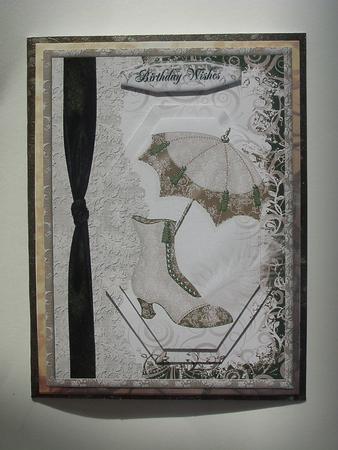 Vintage Boot Card by Ruth Walters